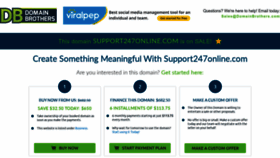 What Support247online.com website looked like in 2024 (1 year ago)