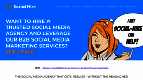 What Social-hire.com website looks like in 2024 