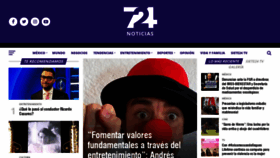 What Siete24.mx website looks like in 2024 