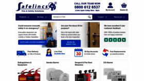What Safelincs.co.uk website looks like in 2024 