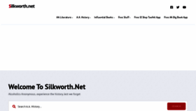 What Silkworth.net website looks like in 2024 