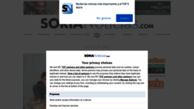 What Sorianoticias.com website looks like in 2024 