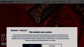 What Sushidaily.com website looks like in 2024 