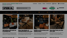What Sfeer.nl website looks like in 2024 