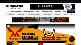 What Surfacesreporter.com website looks like in 2024 