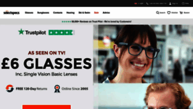 What Selectspecs.com website looks like in 2024 