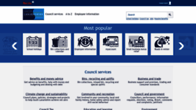What Southlanarkshire.gov.uk website looks like in 2024 