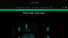 What Softube.com website looks like in 2024 