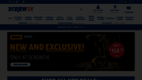 What Screwfix.ie website looks like in 2024 
