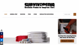 What Survivopedia.com website looks like in 2024 