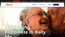 What Siennaliving.ca website looked like in 2024 (1 year ago)