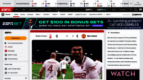 What Soccernet.com website looks like in 2024 
