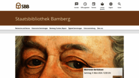 What Staatsbibliothek-bamberg.de website looks like in 2024 