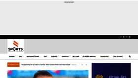 What Sportsworldghana.com website looks like in 2024 