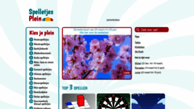 What Spelletjesplein.nl website looks like in 2024 