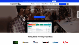 What Sugester.pl website looks like in 2024 