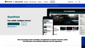 What Sharepoint.com website looks like in 2024 