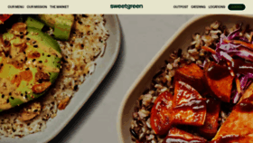 What Sweetgreen.com website looks like in 2024 