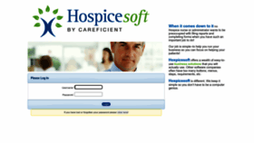 What Secure2.hospicesoft.com website looks like in 2024 