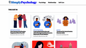 What Simplypsychology.org website looks like in 2024 