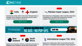 What Server.crictime.is website looks like in 2024 