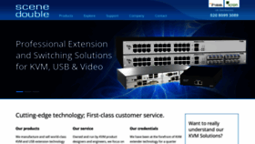 What Scene-double.co.uk website looked like in 2024 (1 year ago)