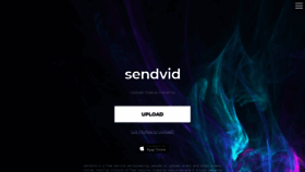 What Sendvid.com website looks like in 2024 
