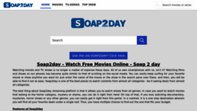 What Soap2day.group website looks like in 2024 