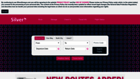 What Silverairways.com website looks like in 2024 