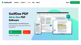 What Swifdoo.com website looks like in 2024 