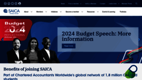 What Saica.co.za website looks like in 2024 