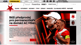 What Slavia.cz website looks like in 2024 