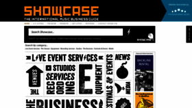 What Showcase-music.com website looks like in 2024 