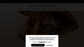 What Sophiawebster.com website looks like in 2024 