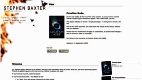 What Stephen-baxter.com website looks like in 2024 