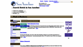 What Sananselmo.com website looks like in 2024 