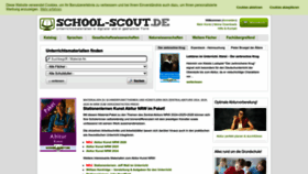 What School-scout.de website looks like in 2024 