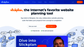 What Slickplan.com website looks like in 2024 