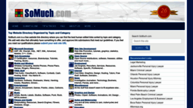 What Somuch.com website looks like in 2024 