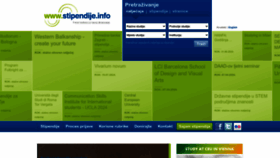 What Stipendije.info website looks like in 2024 