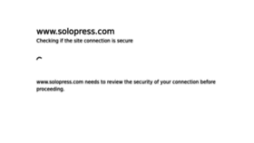 What Solopress.com website looks like in 2024 