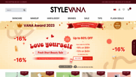 What Stylevana.com website looks like in 2024 