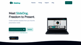 What Slidedog.com website looks like in 2024 