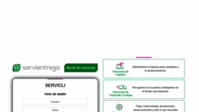What Servicli.servientrega.com.ec website looks like in 2024 