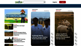 What Sariagri.id website looks like in 2024 