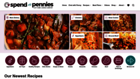 What Spendwithpennies.com website looks like in 2024 