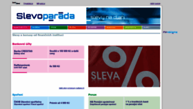 What Slevoparada.cz website looks like in 2024 