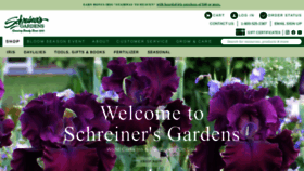 What Schreinersgardens.com website looks like in 2024 