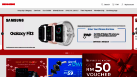 What Senheng.com.my website looks like in 2024 