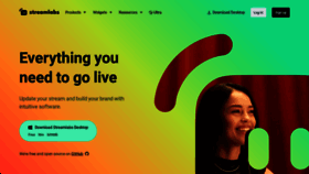 What Streamlabs.com website looked like in 2024 (1 year ago)